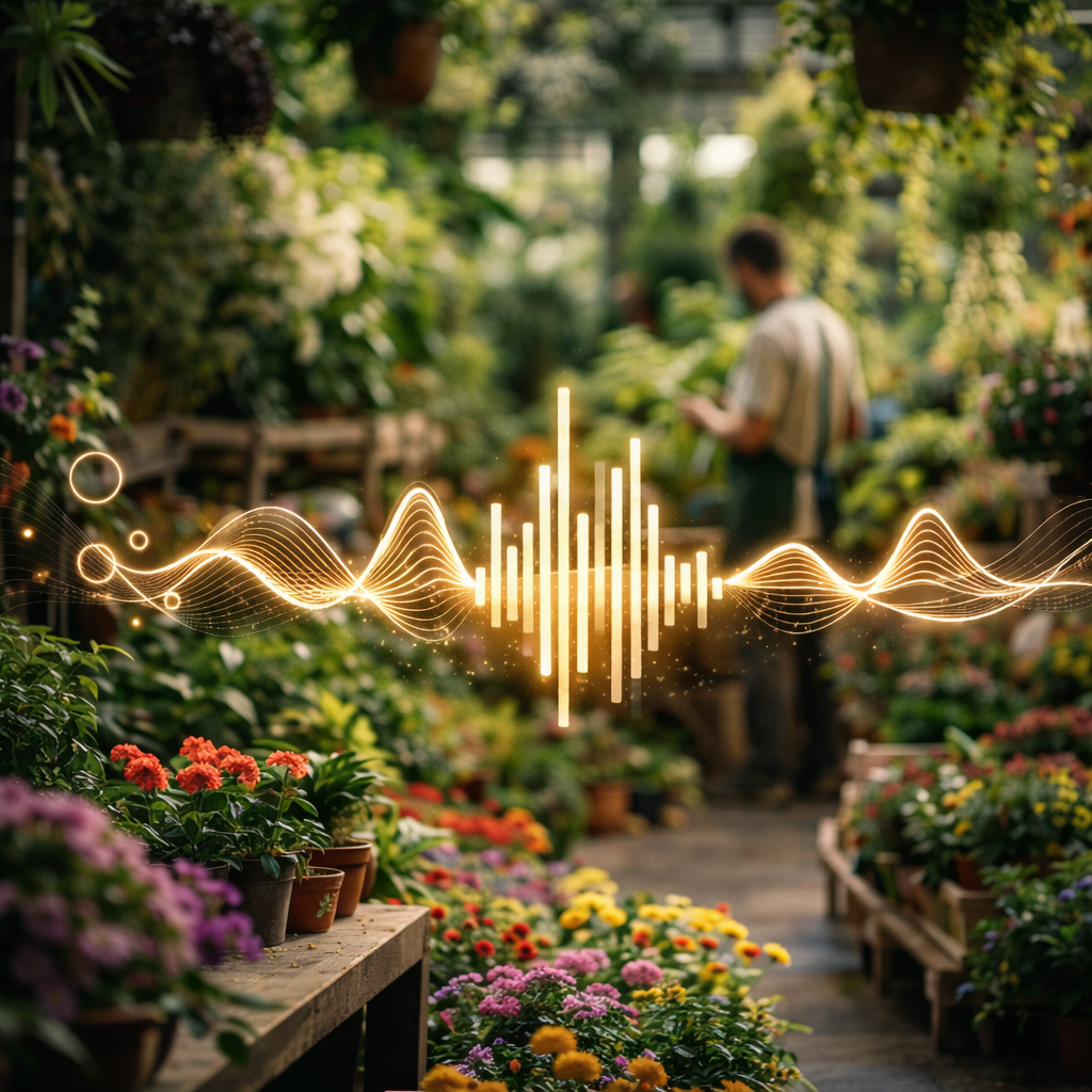 Ambiance musicale adaptée dans une jardinerie