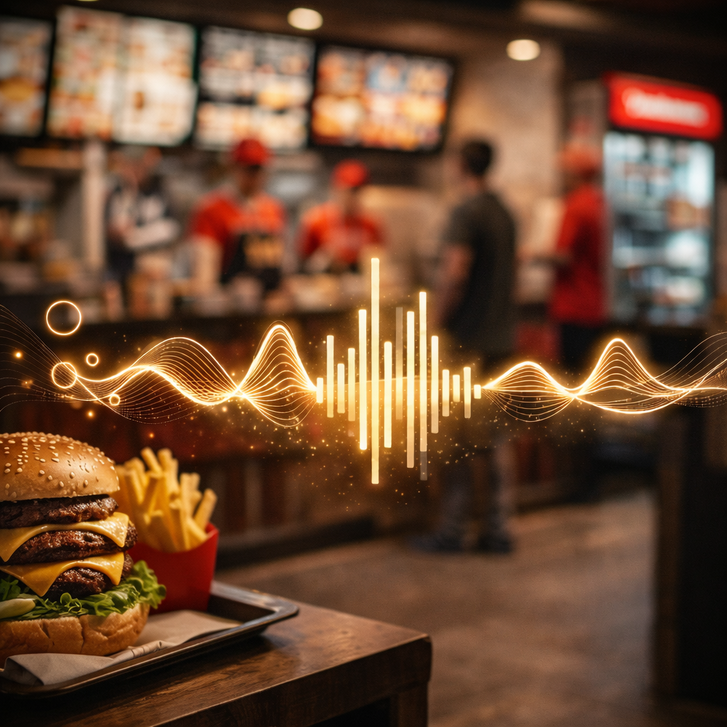 Musique MeloPro diffusée dans un fast-food
